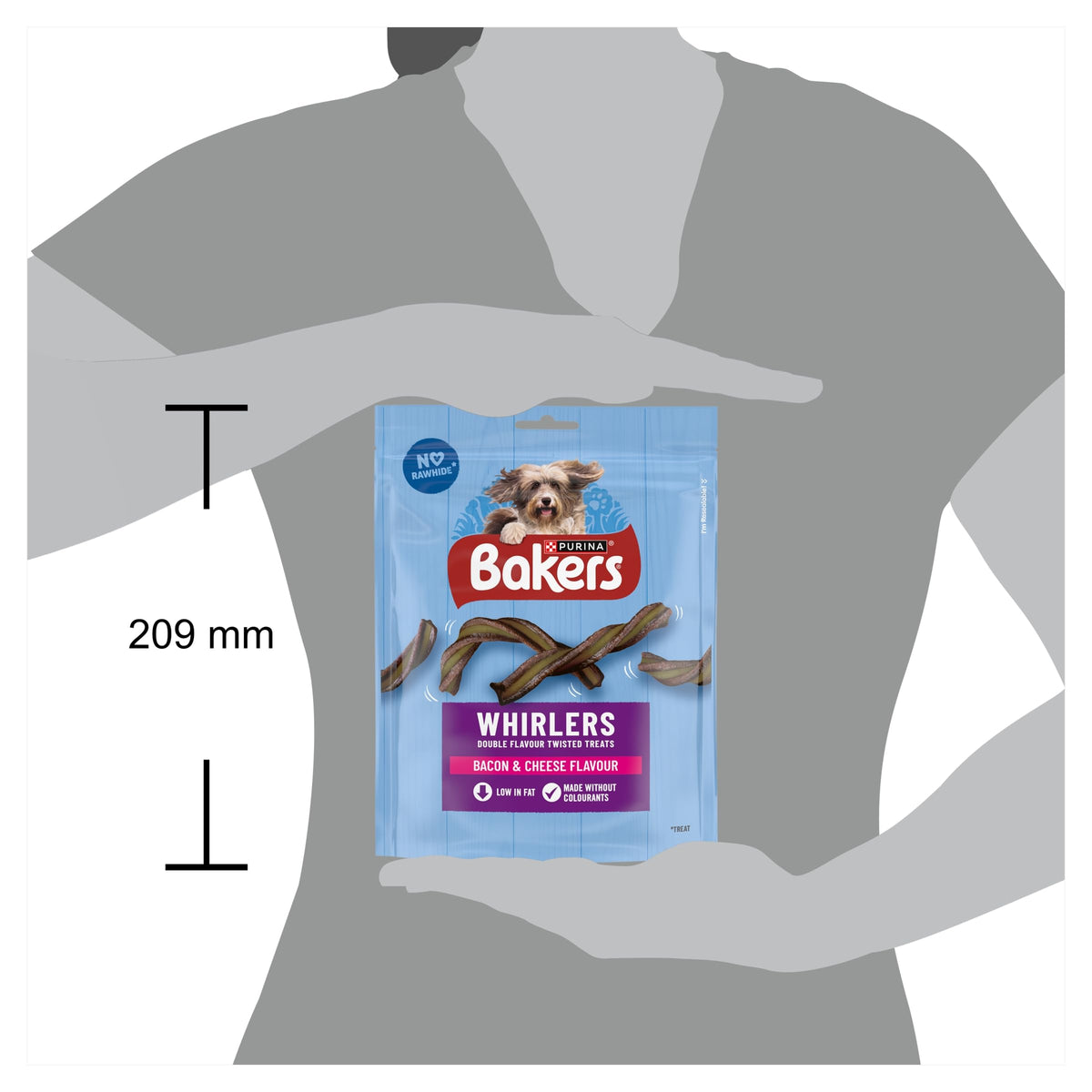 BAKERS Sizzlers Bacon Dog Treats 315g (Pack of 3)