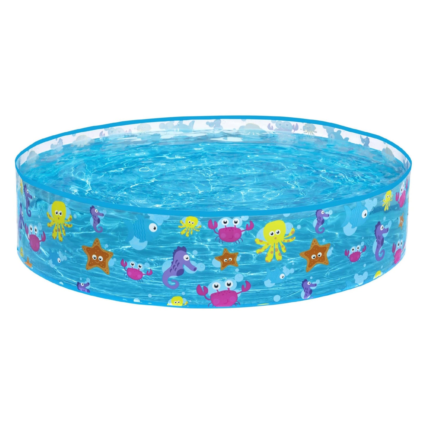 Bestway Sea Creature Kids Paddling Pool — 48 inch Round, 219 Litres | Toddlers & Children
