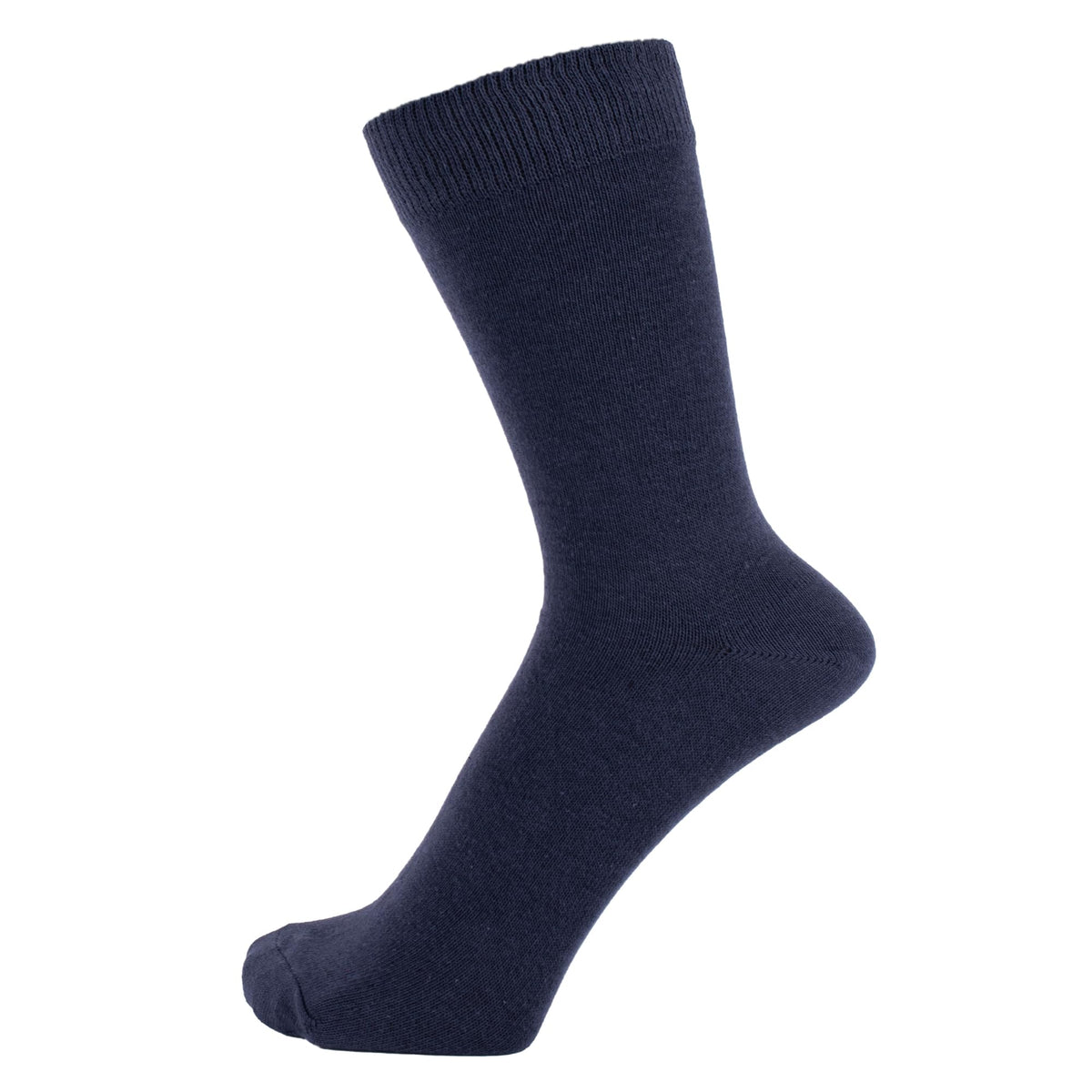 ZAKIRA Combed Cotton Dress Socks, Crew Socks