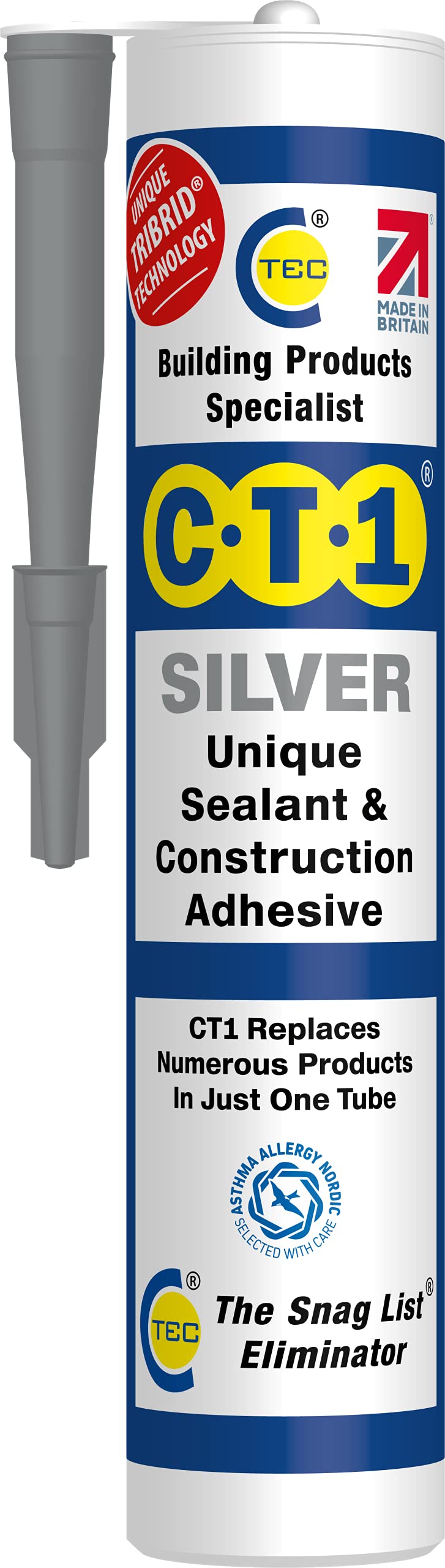 CT1 White TRIBRID® Multi Purpose Sealant & Adhesive - 290ml