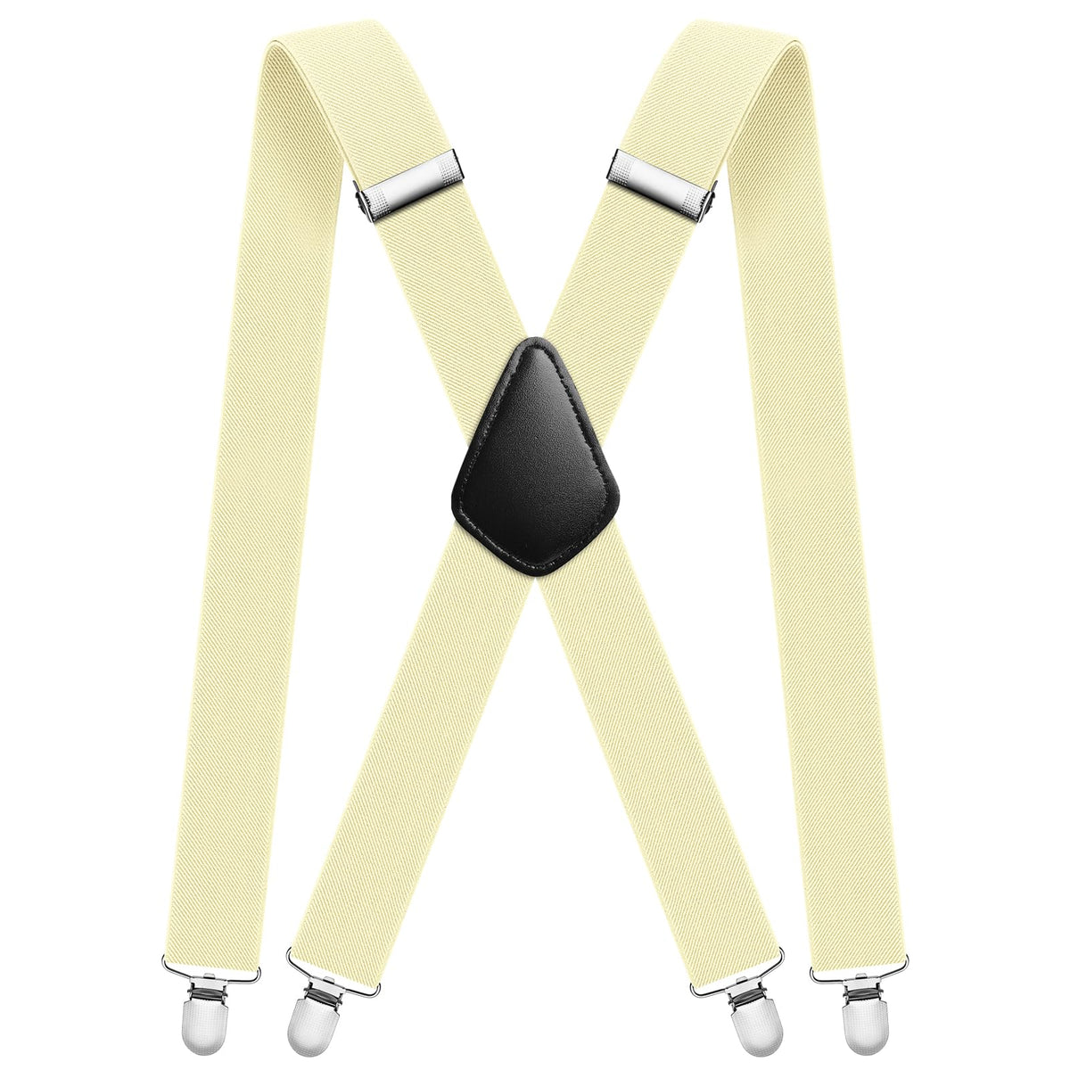 Aomig Mens Braces, Mens Suspenders with Strong Metal Clips, 3.5cm Wide Heavy Duty Suspenders for Men Women Business Wedding Casual