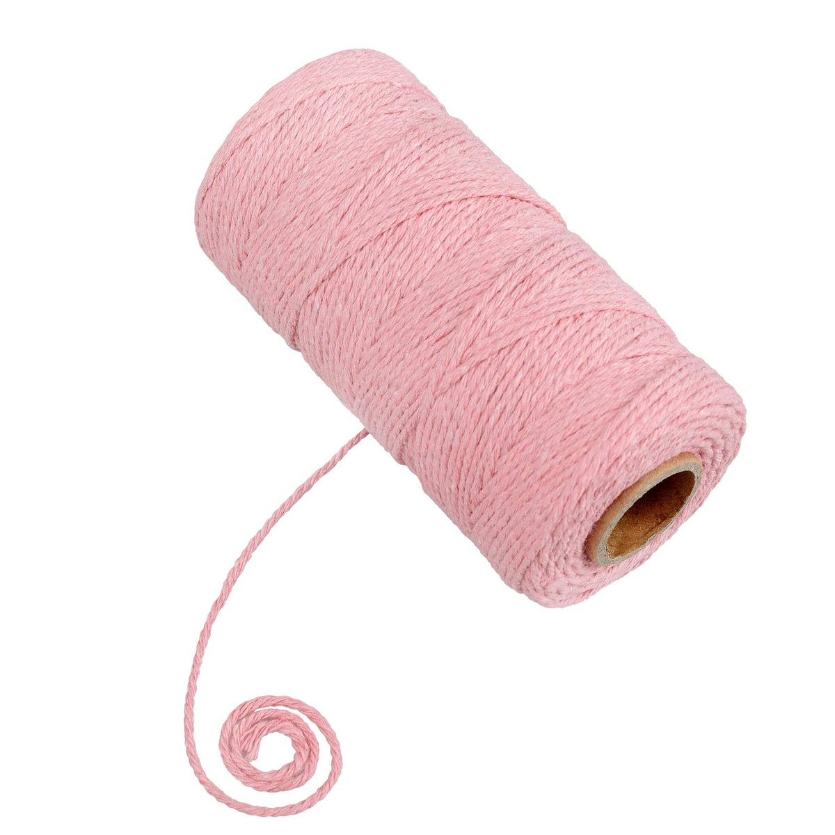 jijAcraft 4MM White Macrame Cord: 100M Cotton String Twine for Crafts