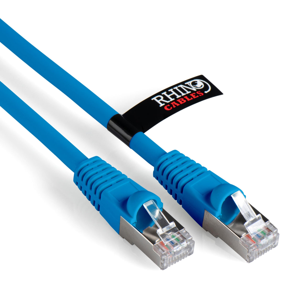 rhinocables CAT 6a Ethernet Cable | 10Gbps S/FT High-Speed & Large Bandwidth Data Transfer | Reliable LAN Network RJ45 Cable | Wi-Fi Broadband Cable for Seamless Gaming & Streaming (0.25m, Pink)