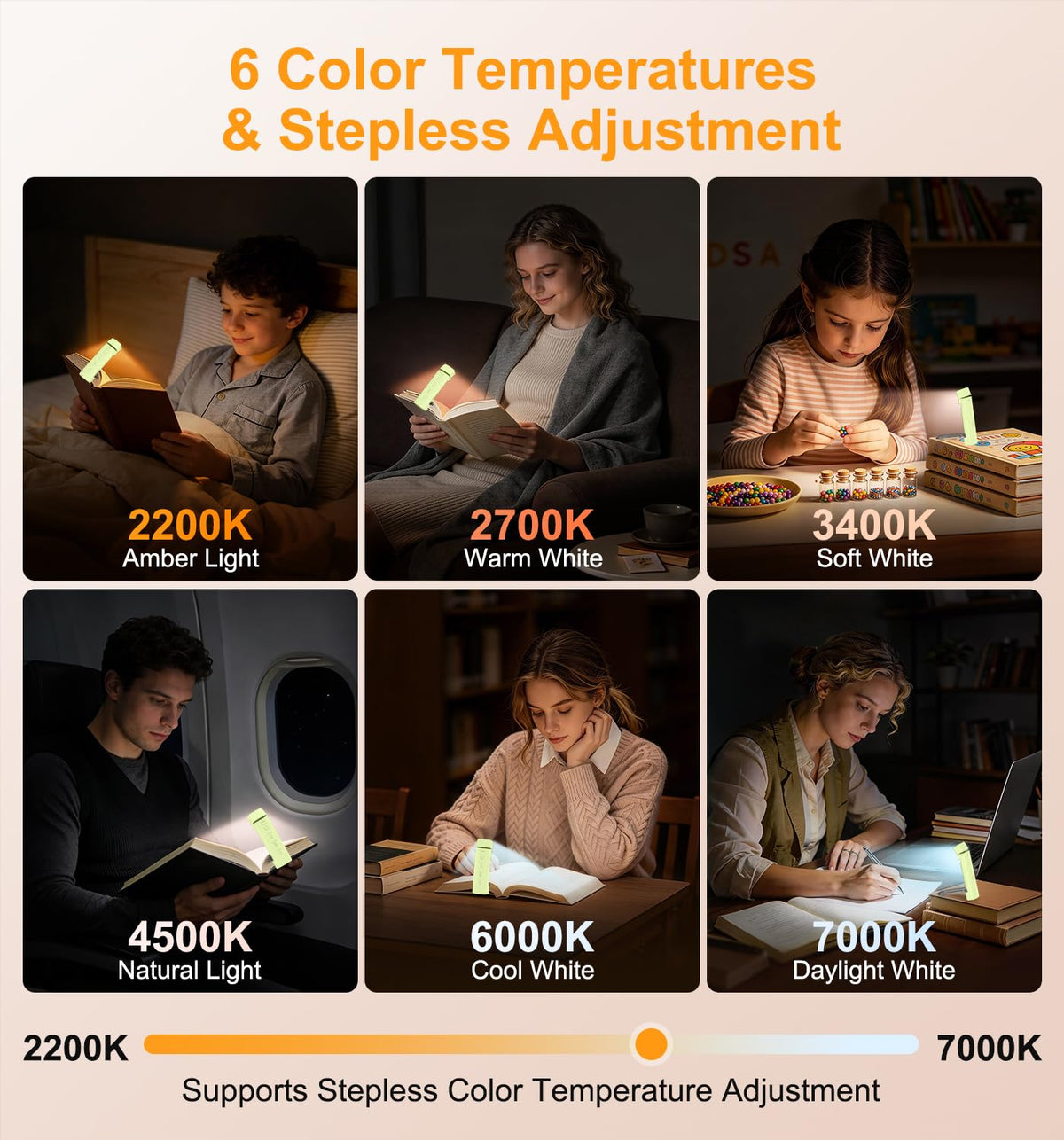 Gritin 2026 Gen 2 Rechargeable Book Light,2-in-1 Reading Light & Torch