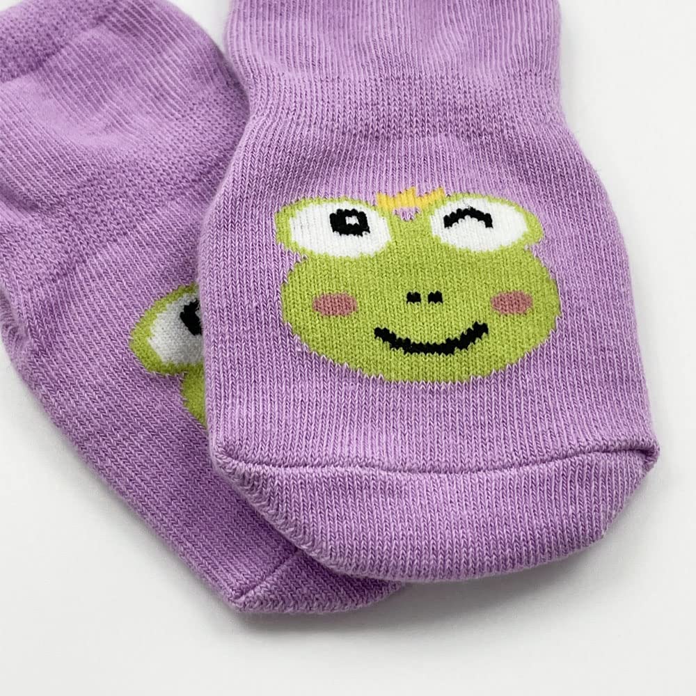 FedMois 5 Pairs Baby Kids Anti-slip Socks Cotton non skid Ankle Socks Animals