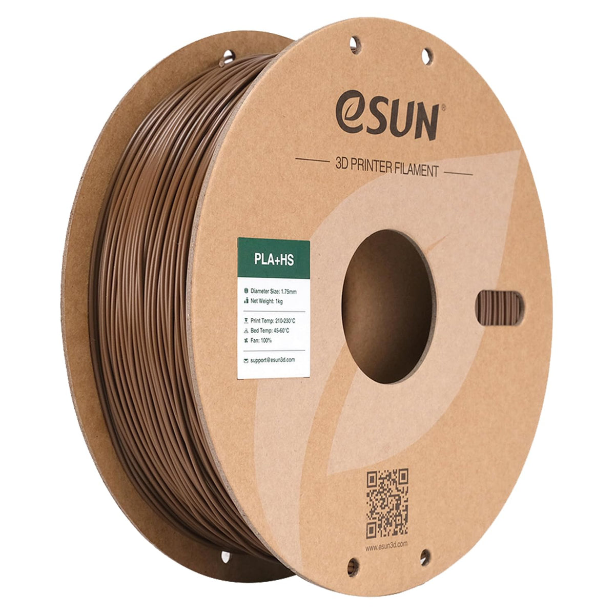 eSUN PLA+ Filament 1KG, PLA+HS High Speed 3D Printer Filament, Cold White