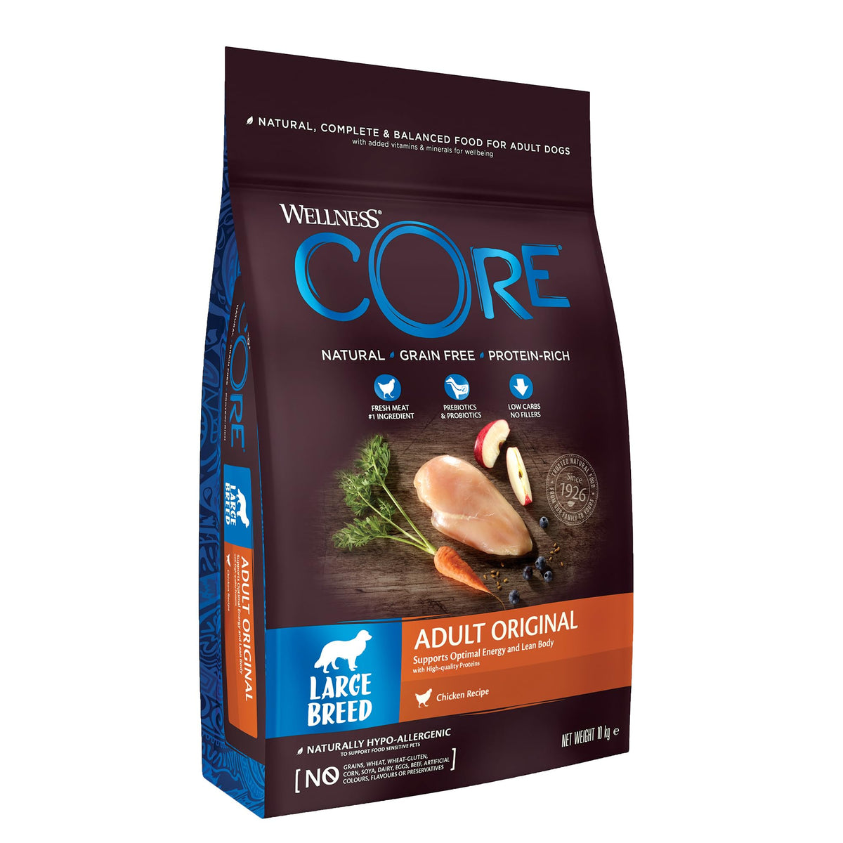 Wellness CORE Active Life 10 kg, Chicken & Turkey – Dry Dog Food