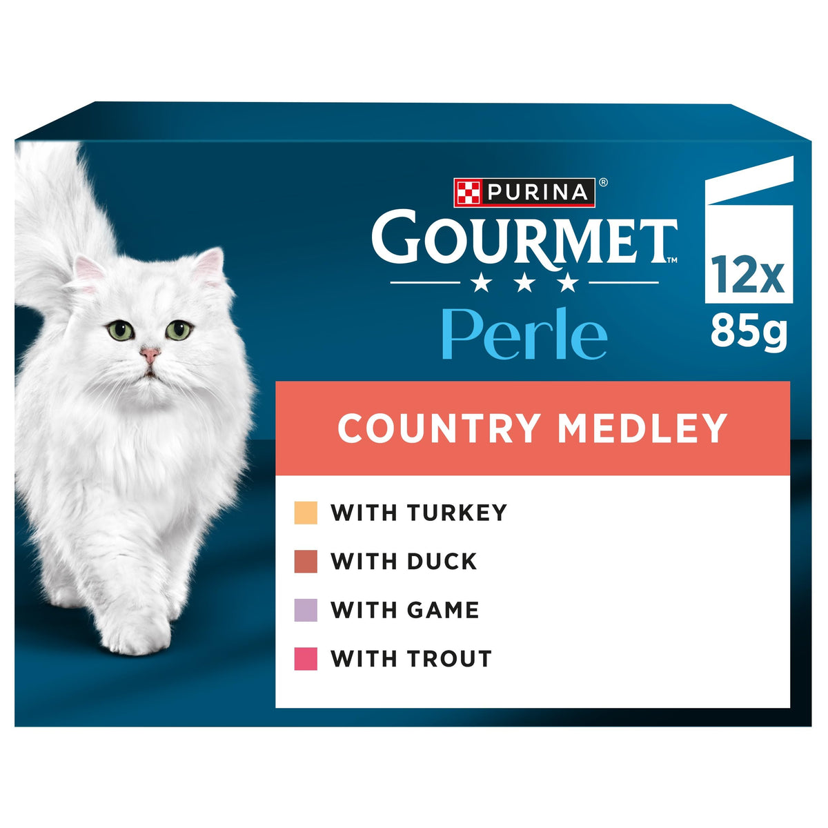 GOURMET Perle Delighters Collection in Gravy Wet Cat Food 40x85g