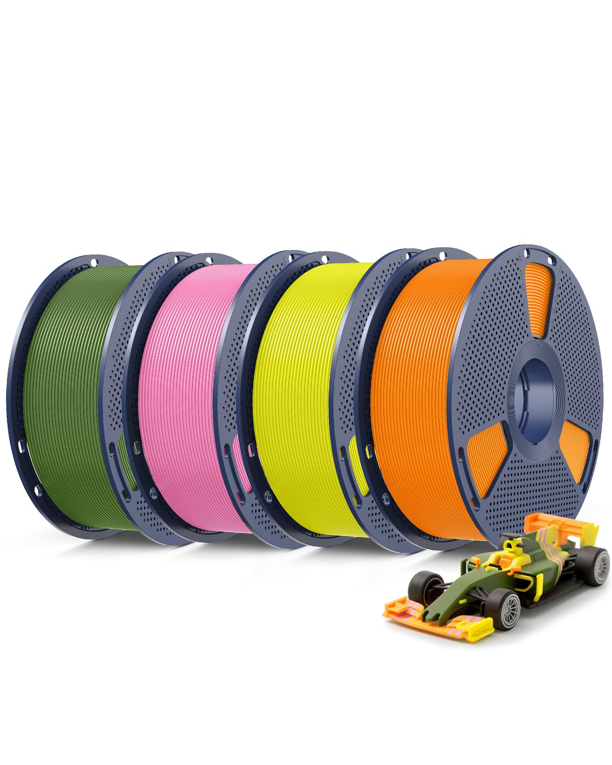 SUNLU Rapid PLA Plus 2.0 Filament Black 1KG, Upgraded PLA+ Filament 1.75mm