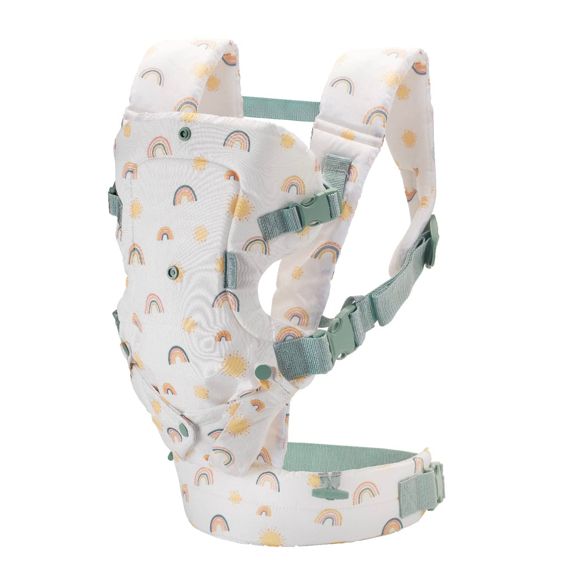 Infantino Flip Advanced 4-in-1 Baby Carrier - Ergonomic, Convertible, Face-in and Face-Out Front and Back Baby Carrier for Newborn to Toddler 3,6-14,5kg, Grey