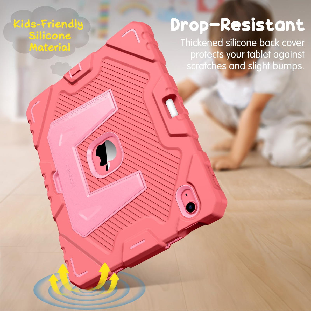 FINTIE Kid-Friendly Case for iPad (A16) 11th Gen 11 Inch, iPad 10th Gen