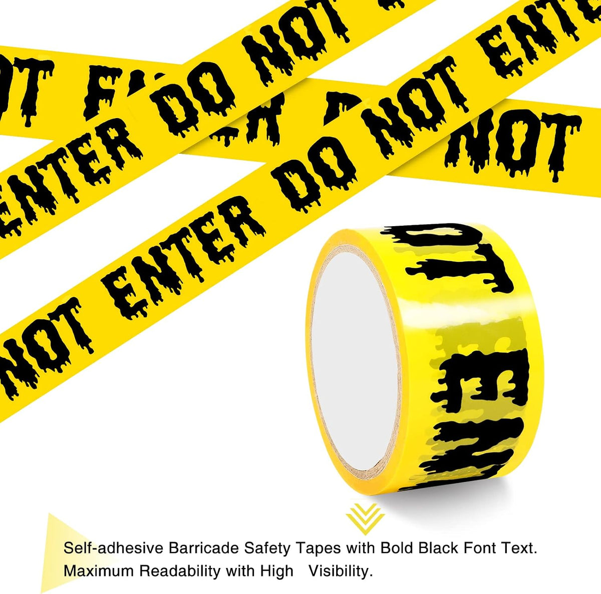 Halloween Decorations DO NOT ENTER Tape Adhesive 25M