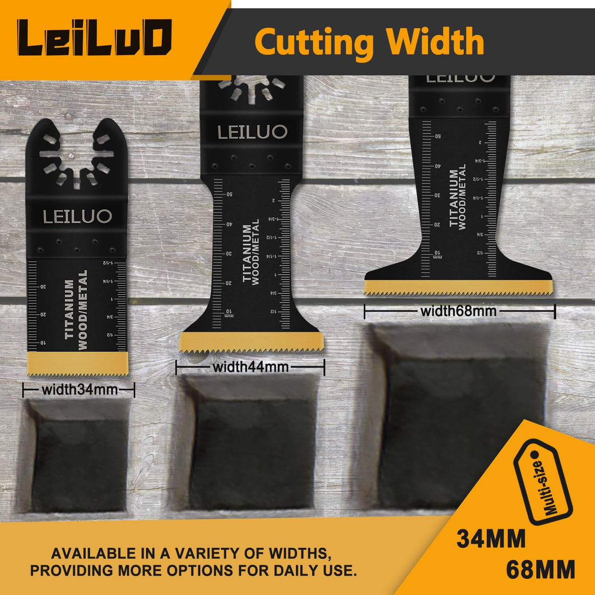 LEILUO 6Pcs Multitool Hook Blade, Multi Tool Hook Knife Blade Set