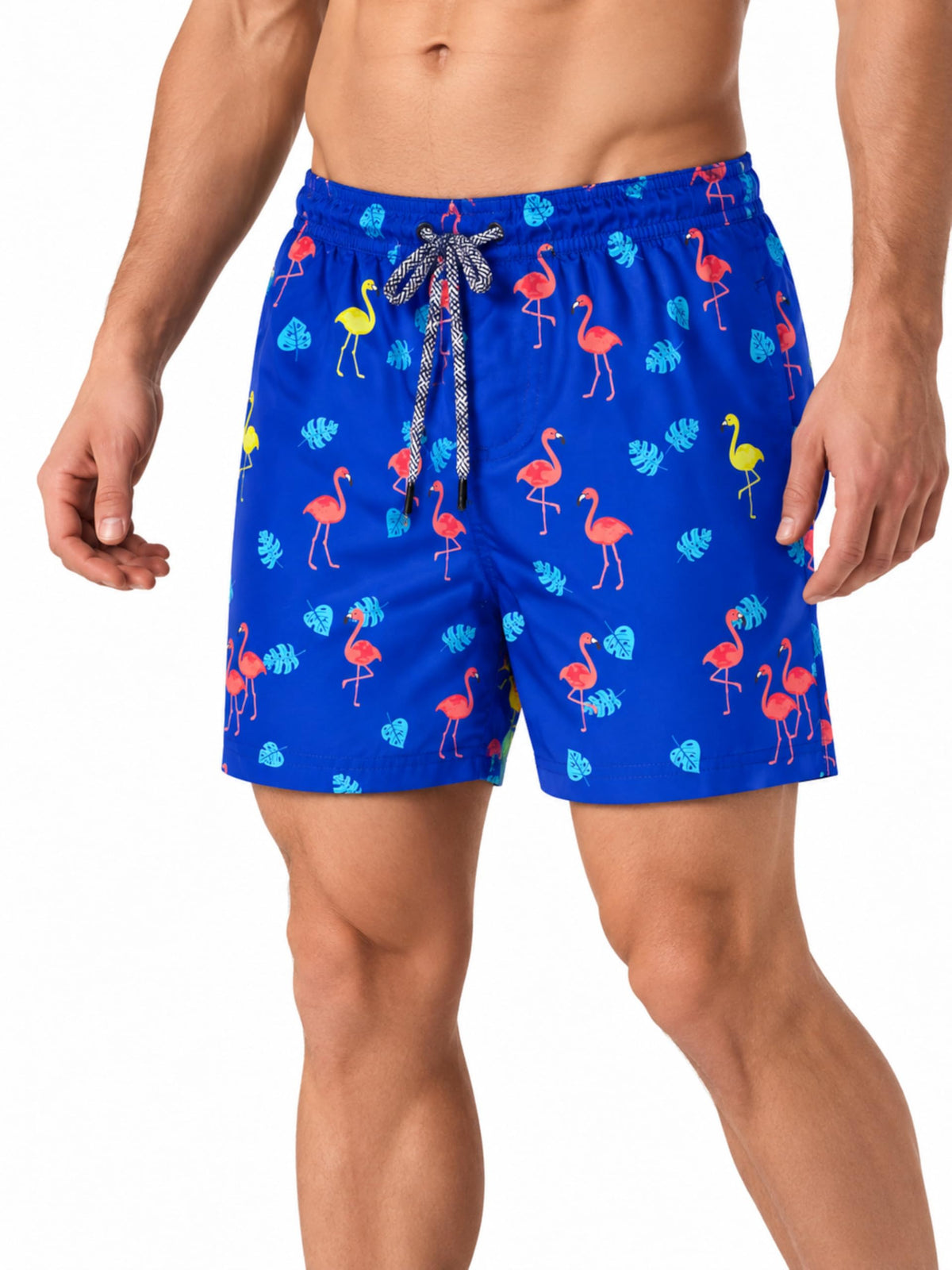 RIPT Men’s Quick Dry Swim Shorts Mesh Lining Drawstring UV 50 Beach Trunks