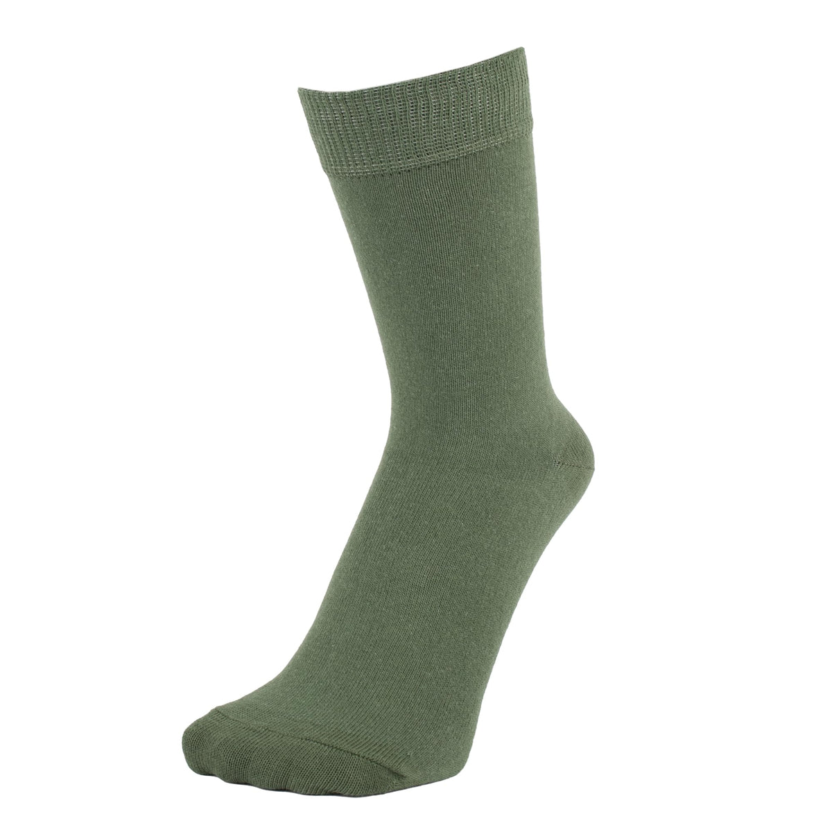ZAKIRA Combed Cotton Dress Socks, Crew Socks