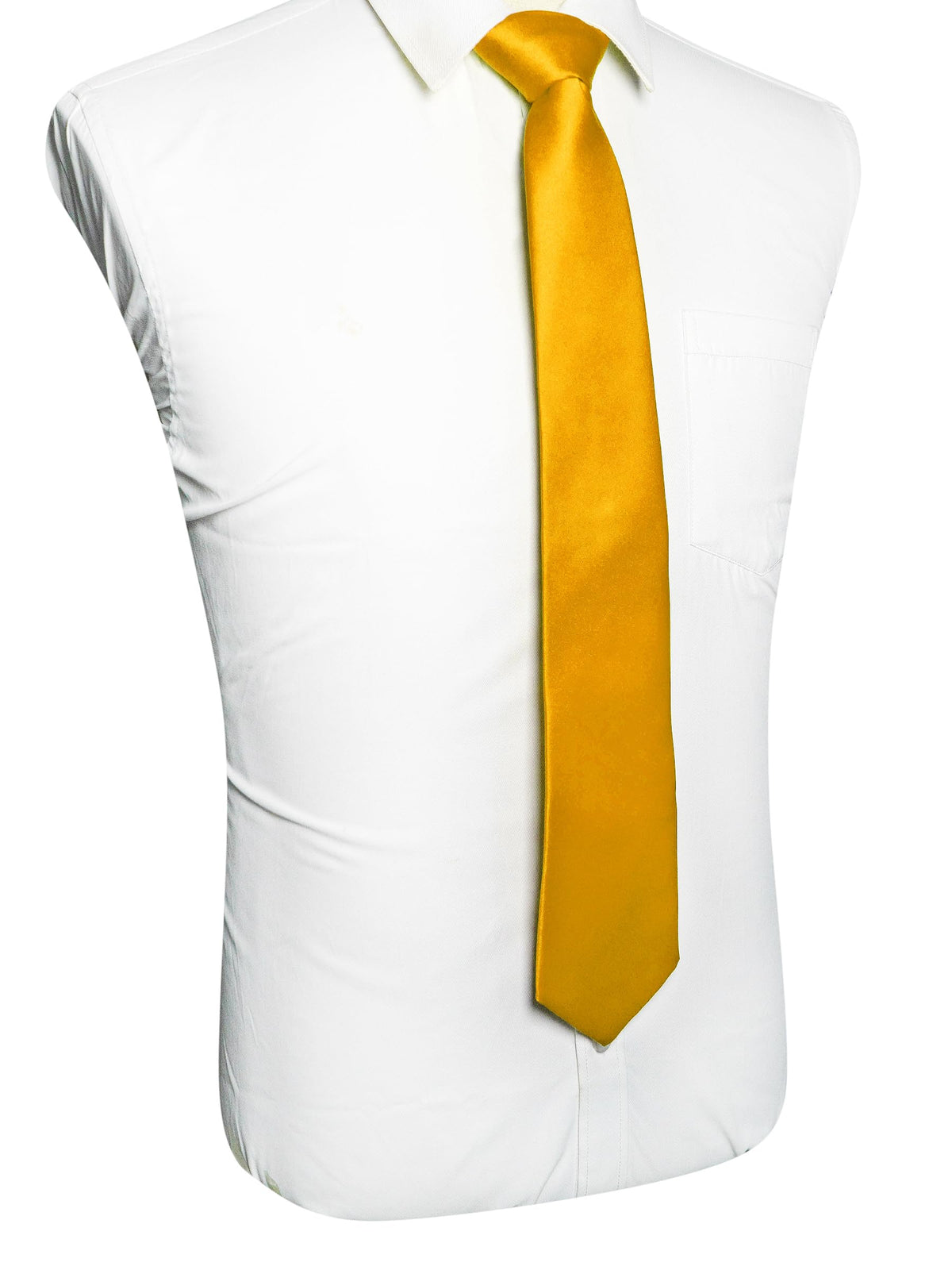 RBOCOTT Solid Color Tie Mens Necktie for Business and Wedding Party