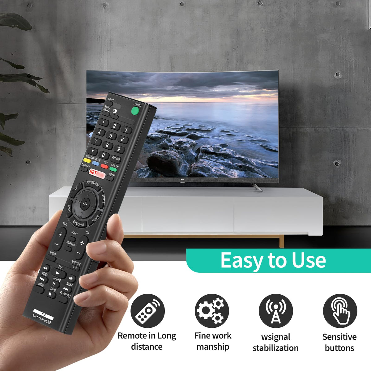 Universal Remote for LG TV Remote Control (All Models) Compatible with All L G LED OLED LCD UHD HDTV HDR Webos 4K 8K Smart TV with Netflix,Video,L G Channels Button,Disney Plus