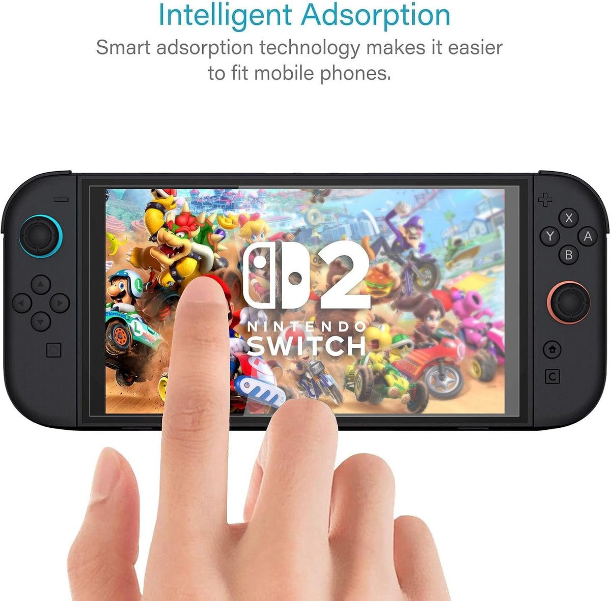 NEW'C for Nintendo Switch 2 Screen Protector Tempered Glass Bubble Free