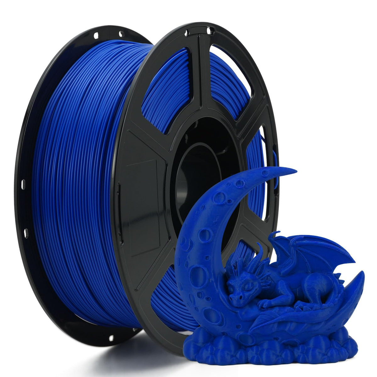 FLASHFORGE 3D Printer Filament, PLA PRO Filament 1.75mm, 1KG Spool (2.2lbs), Dimensional Accuracy +/- 0.02mm for FDM 3D Printers, Better Tenacity & No Knotting (White)
