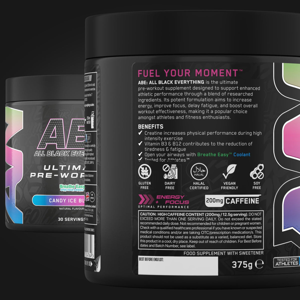 Applied Nutrition ABE Pre Workout Powder Tropical 375g