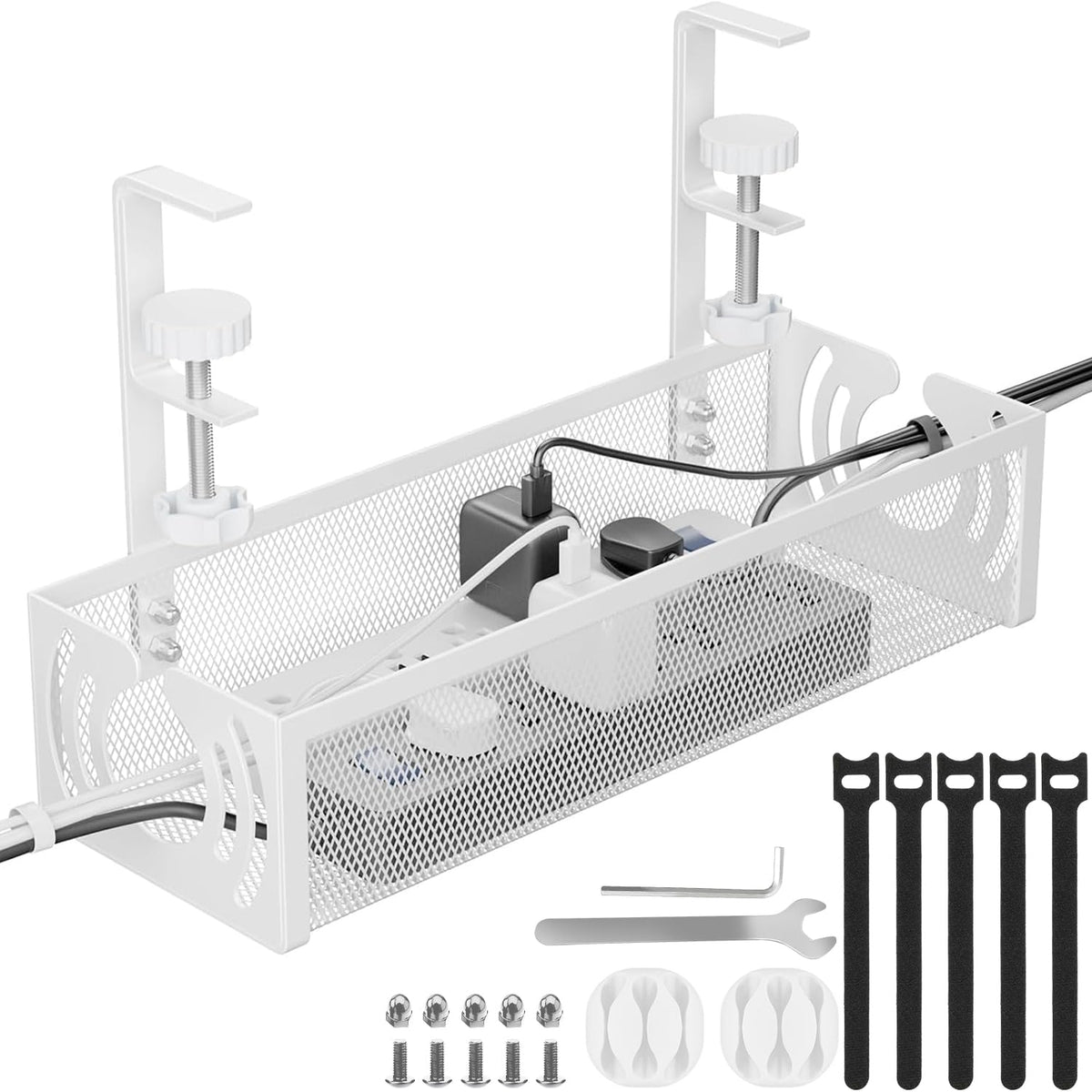 Cable Management, Under Desk Cable Management, Desk Cable Tidy
