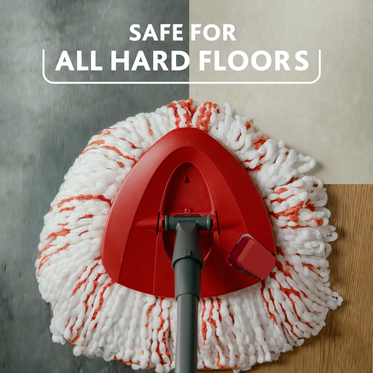 Vileda Turbo 2in1 Spin Mop & Bucket Set with Foot Pedal and Extra Refill
