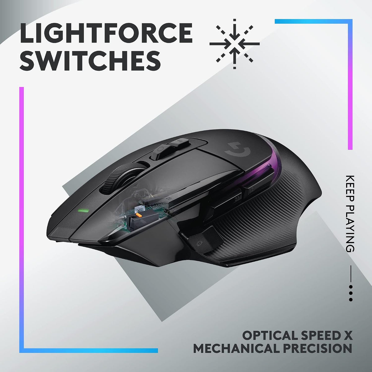 Logitech G G502 X PLUS Lightspeed Wireless RGB Gaming mouse