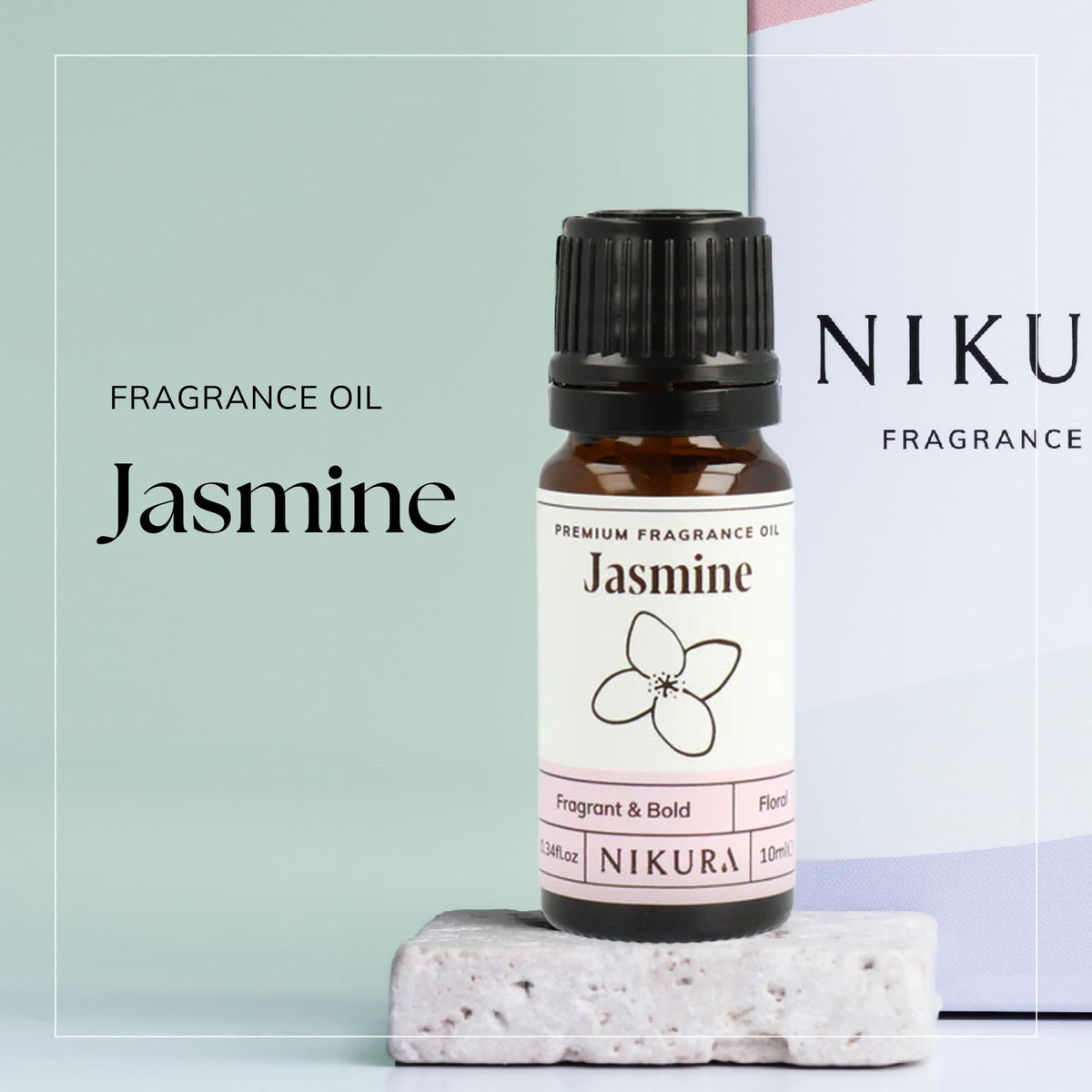 Nikura - Fresh Linen (Floral) Fragrance Oil - 10ml | Perfect for Diffuser for Home, Soap Making, Candle Making, Wax Melts | Bath Bombs, Pot Pourri Refresher Oil, Perfume Scents, Burner Oil | UK Made