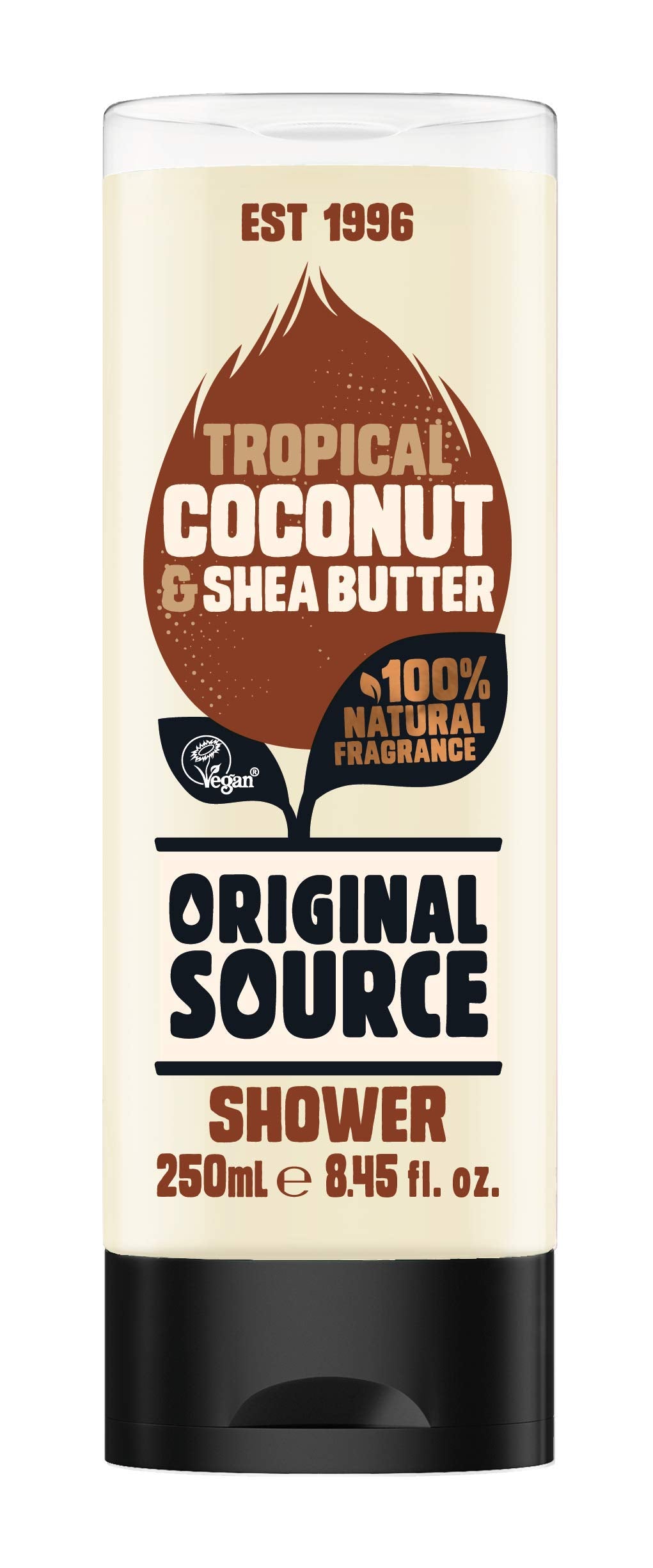 Original Source Mint & Tea Tree Shower Gel, 100 Percent Natural Fragrance, Vegan, Cruelty Free, Paraben Free, Large Bottle, 750 ml