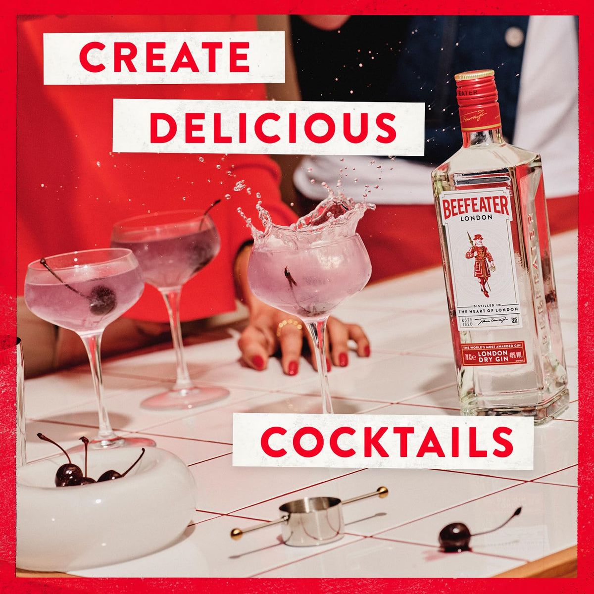 Beefeater Pink Strawberry Flavoured Gin, 37.5% ABV, 70 cl