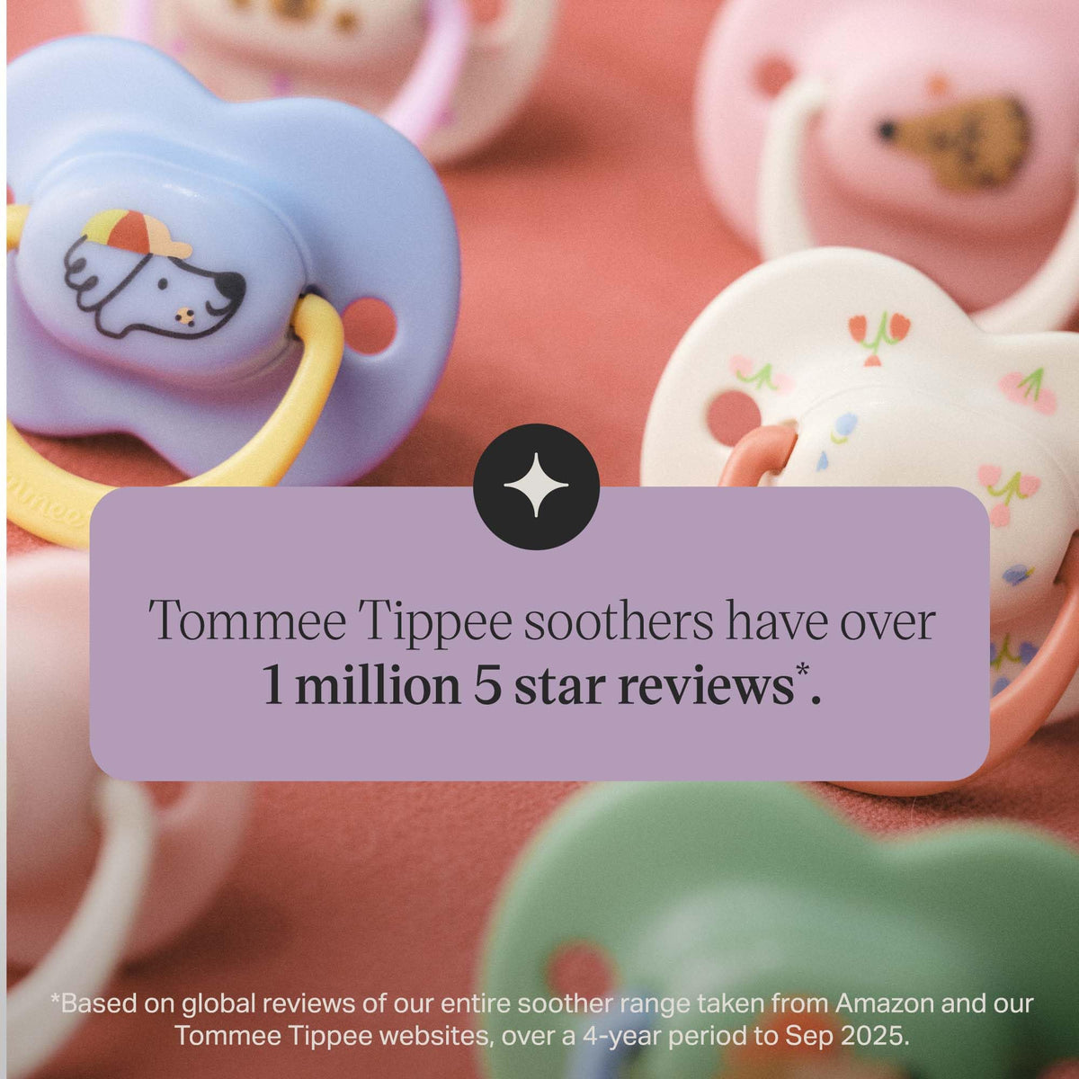 Tommee Tippee Ultimate Fit Orthodontic Dummy 18-36m Silicone Pack of 4