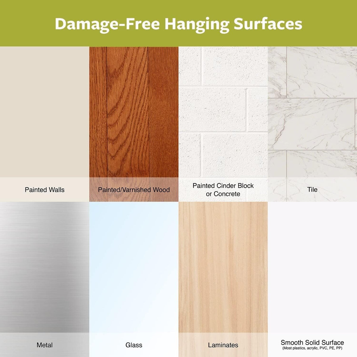 Command Picture Hanging Strips, Value Pack, 4x2 Pairs of Medium, 8x2 Pairs of Large - Damage Free Hanging