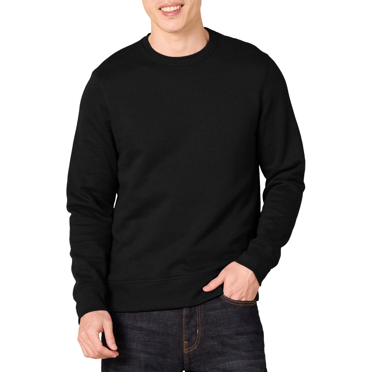 Amazon Essentials Men's Fleece Crew Neck Sweatshirt (Available in Big & Tall)