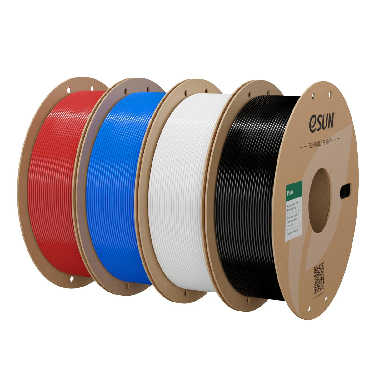 eSUN PLA+ 3D Printing Filament 1KG(2.2lbs), Enhanced Toughness, Cold White