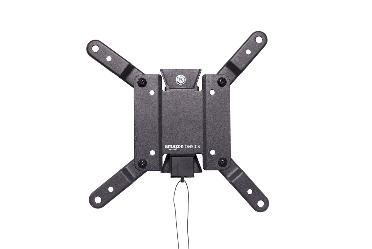 Amazon Basics TV Wall Mount, Full Motion Swivelling Tilting TV Bracket for 12-40 Inch Flat and Curved TV or Monitor up to 36 kg, Max VESA 200x200 mm, Black