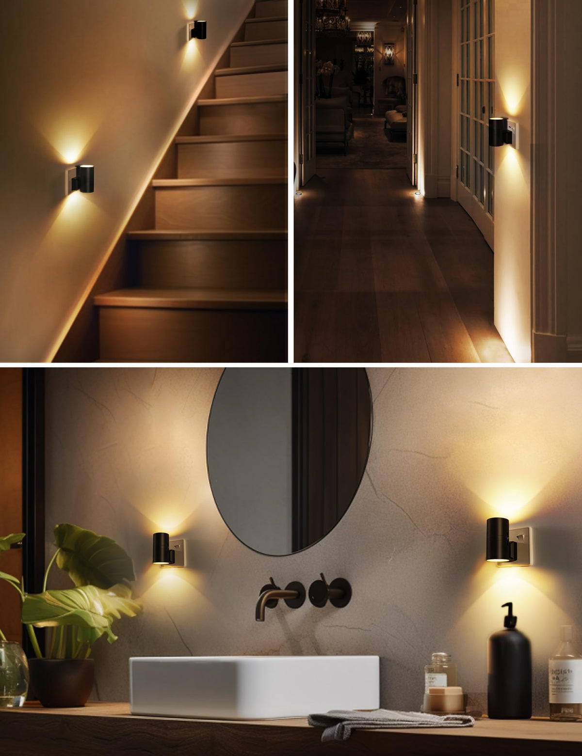 LOHAS-LED Plug in Night Light,Dimmable Nightlight 100LM,Dusk to Dawn Sensor