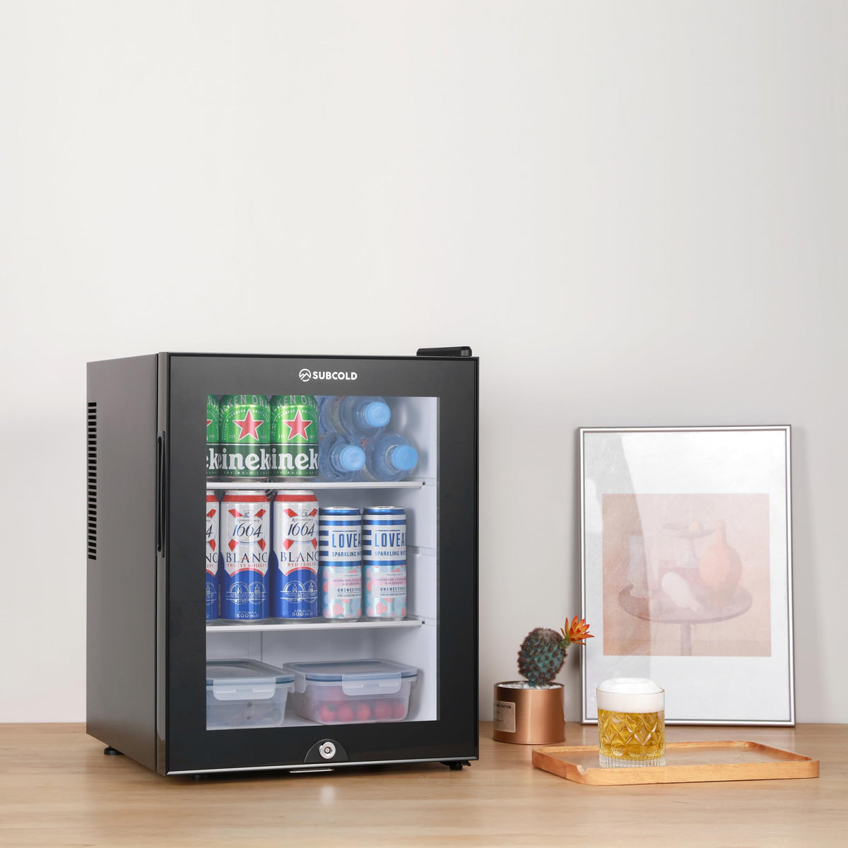 Subcold Aire20-G Mini Fridge | 20L | Frost-Free | Glass Door | LED