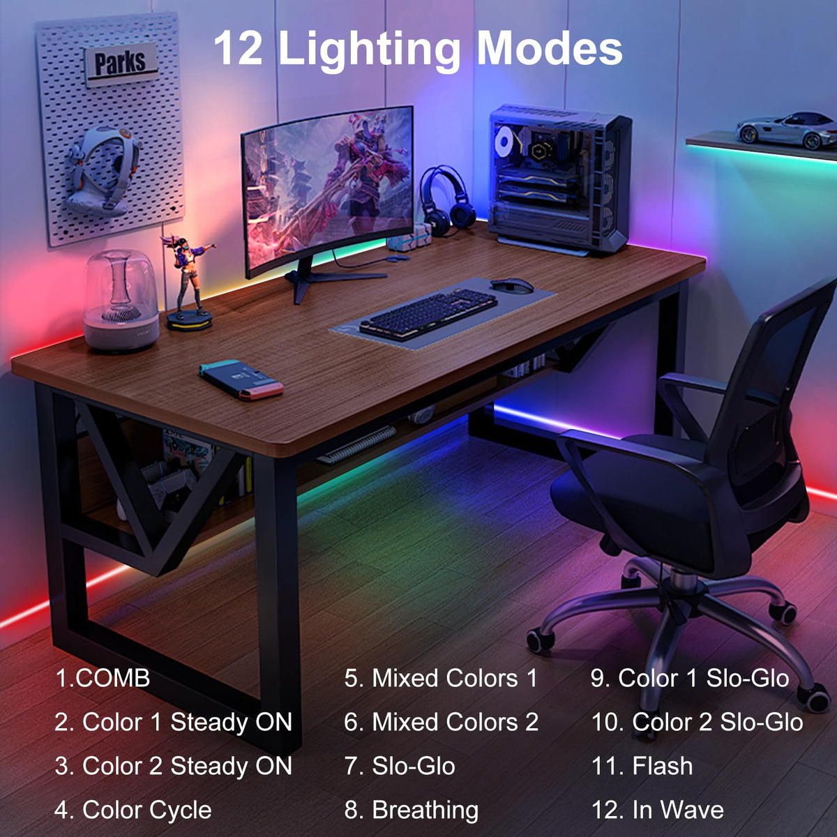 CCILAND 3M 90 LED Battery Strip Lights with Remote 8 Modes Timer