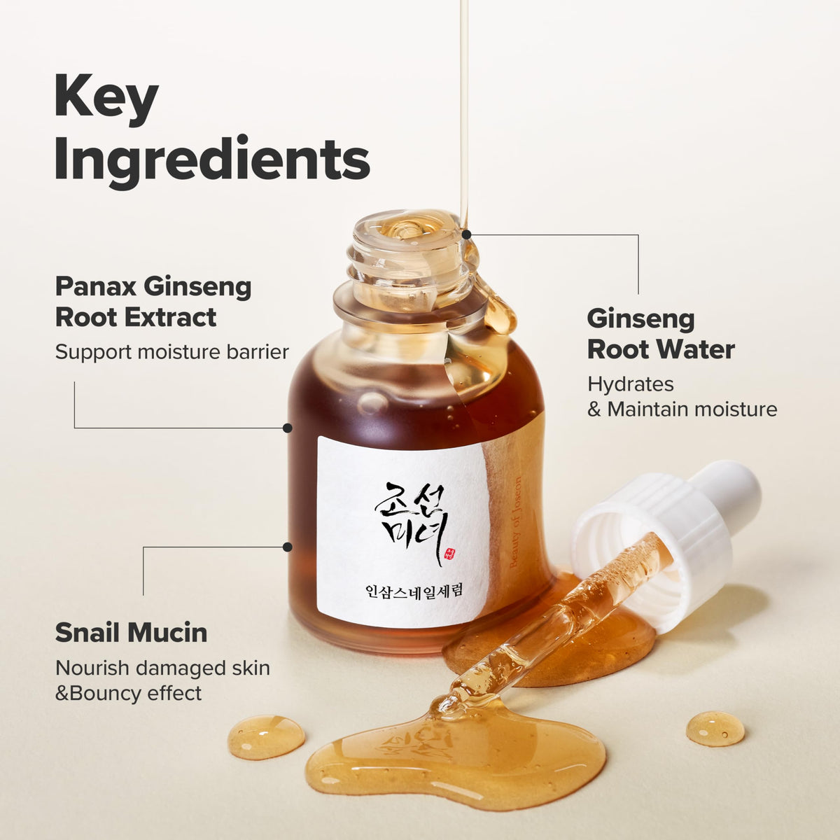 Beauty of Joseon Glow Serum Propolis + Niacinamide | Daily Korean Skincare for Smoothing, Redness, Large Pores, and Hydration, 30ml, 1.01 fl.oz
