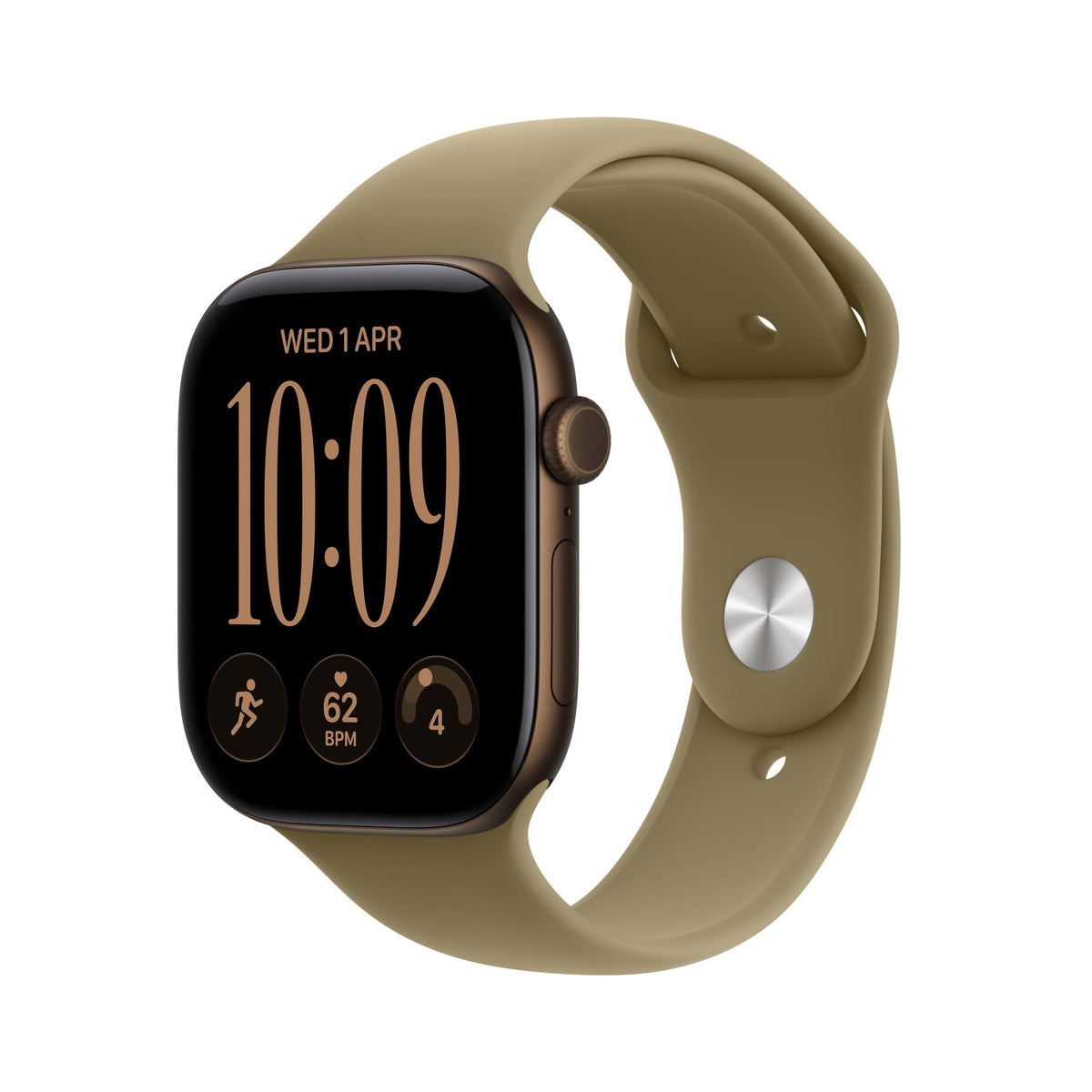 Apple Watch Series 12 GPS 46mm Smartwatch Dark Bronze Aluminium Case