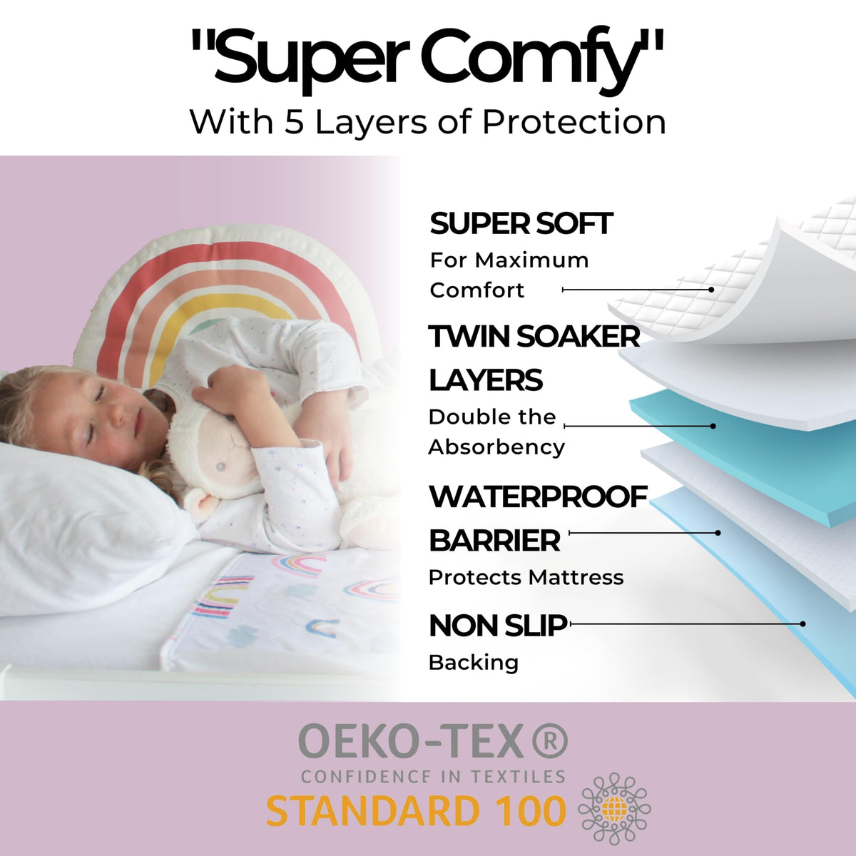 Hygge Sheets® Potty Training Bed Pads | 100% Waterproof