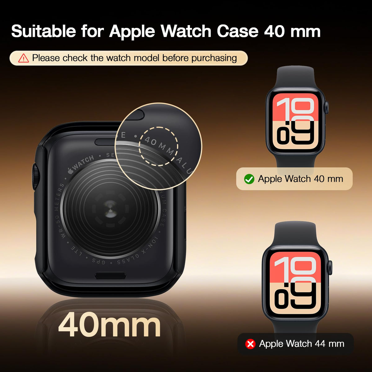 LK 6 Pack for Apple Watch Series 12/11/10 42mm Screen Protector