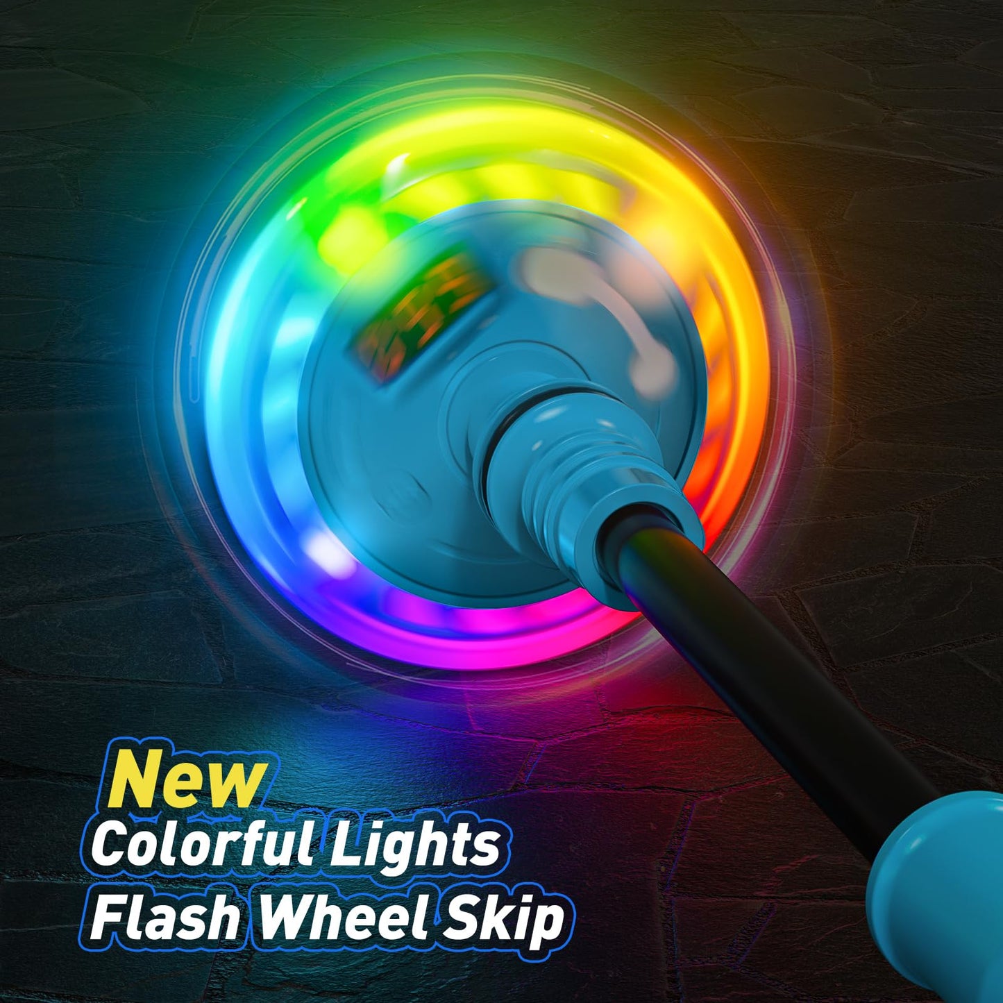 Hot Bee Ankle Skip Ball for Kids with Counter, Timer, Cal Calculator, Girl Birthday Gifts for Age 5 6 7 8 9 10+, Rechargeable Foldable Sports Toy Skip it Toy for Kids Xmas Present