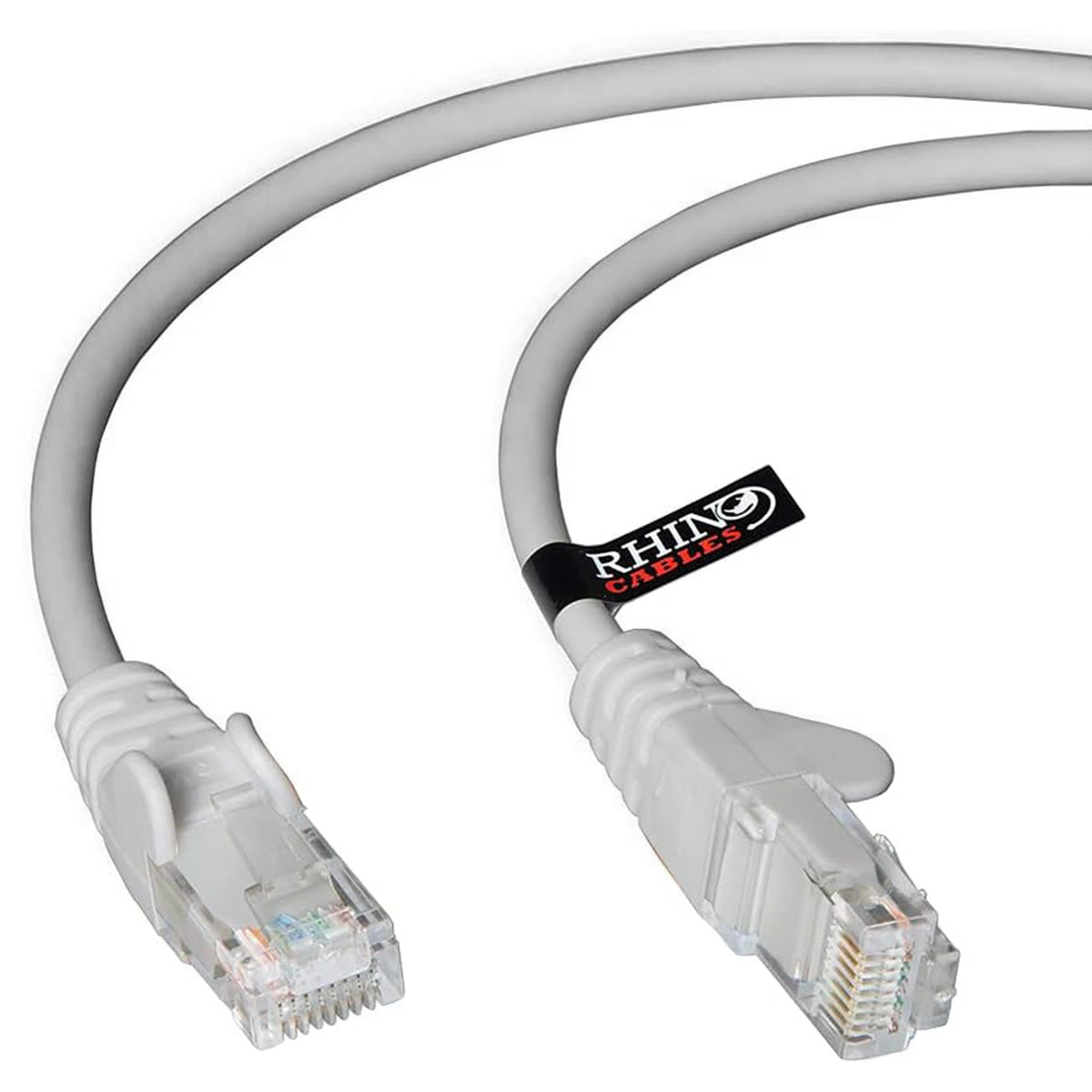rhinocables CAT 5e Ethernet Cable, RJ45 Network Lead (3m, Black)