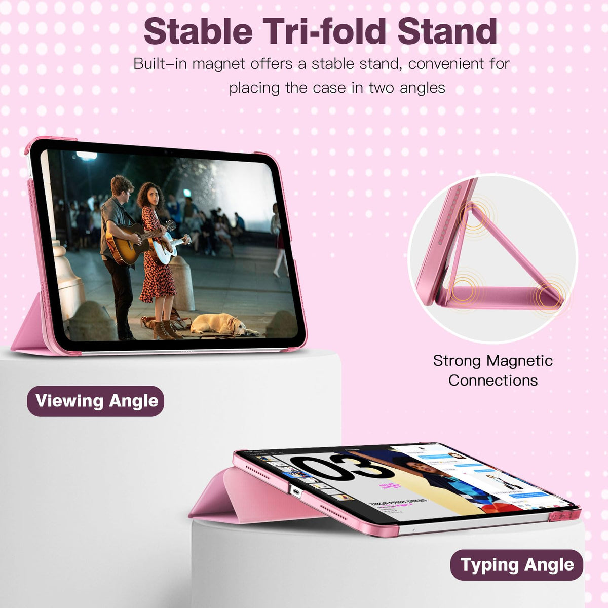 TiMOVO Case for iPad A16 11th Gen 11"/10th Gen 10.9", Abyss Blue