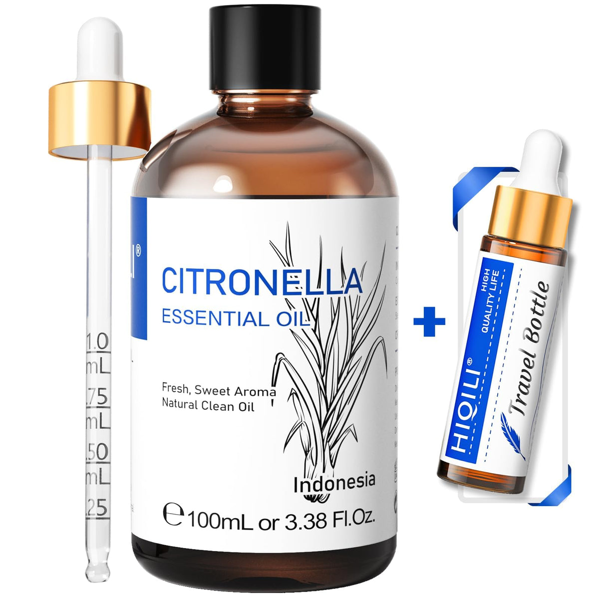 HIQILI Tea Tree Oil for Nail Fungus, Skin, Hair, Acne