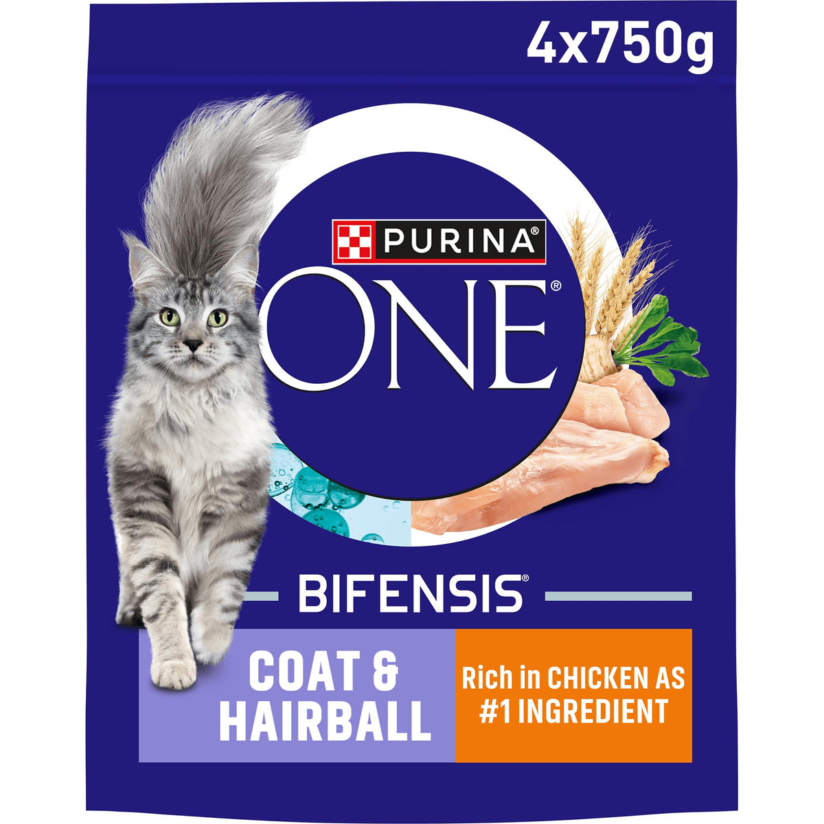 PURINA ONE Bifensis Adult Dry Cat Food Chicken 7.5kg Pack