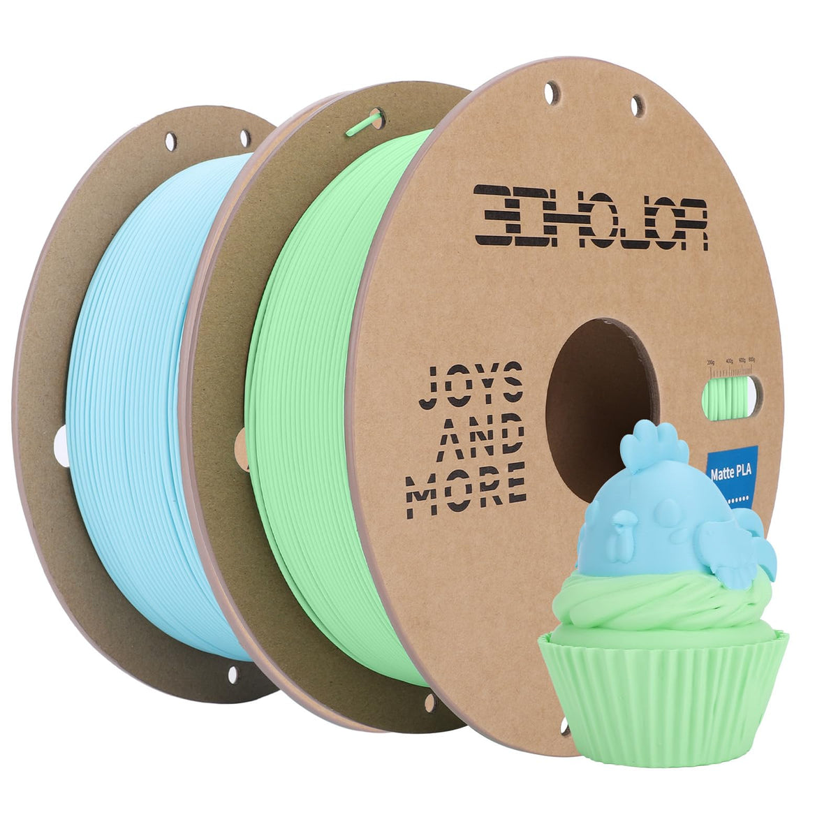 3DHoJor PLA+ PLA Plus Filament 1.75mm 1kg(2.2lbs) for 3D Printers,Yellow