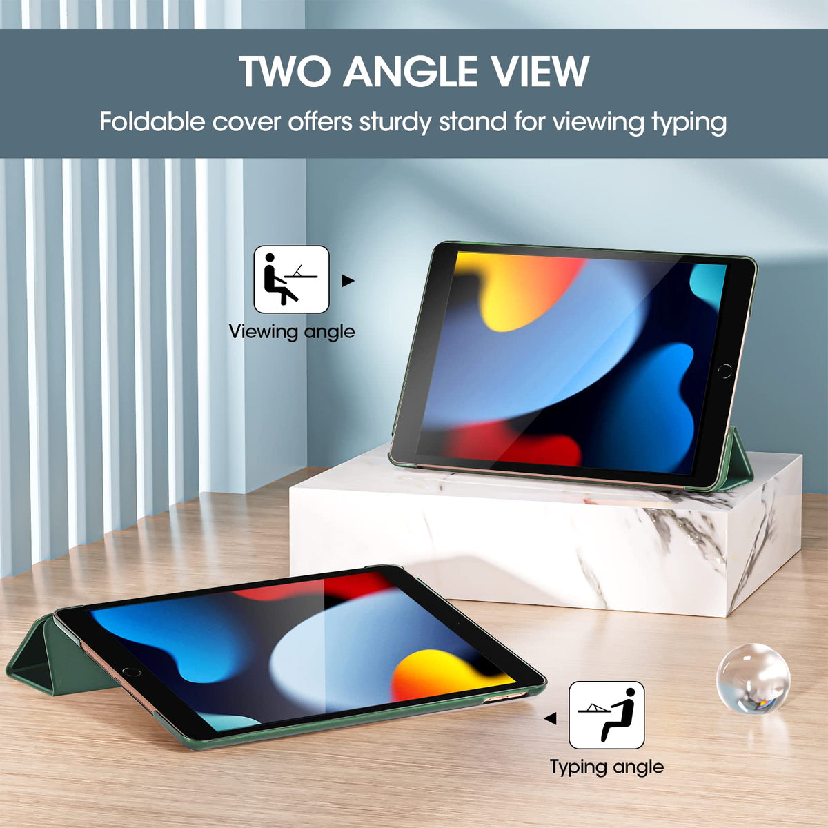 ProCase for iPad 9th/ 8th/ 7th Generation Case 10.2 Inch (Navy)