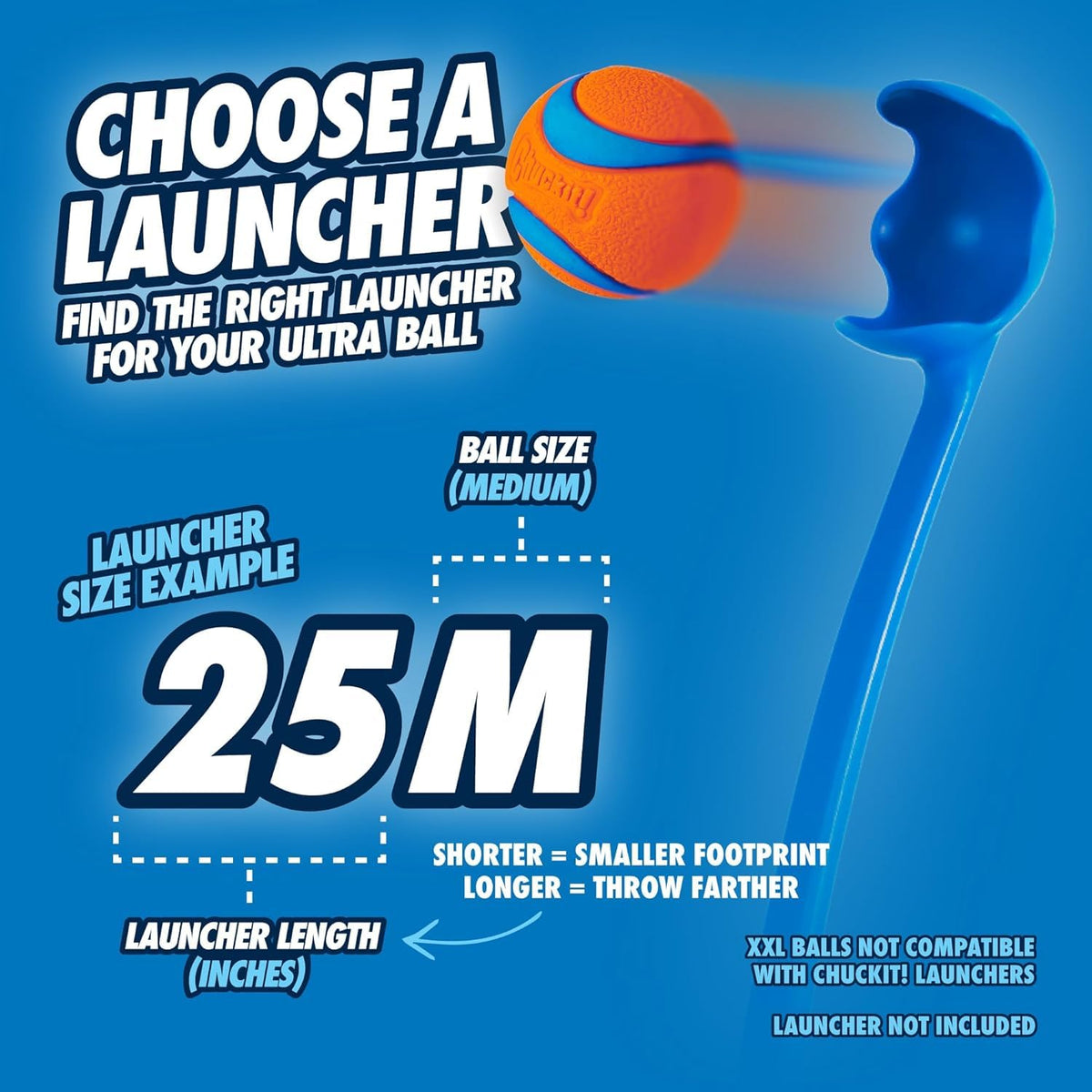Chuckit! Ultra Ball Durable Rubber Dog Toy, Large, 7.3cm (2-Pack)
